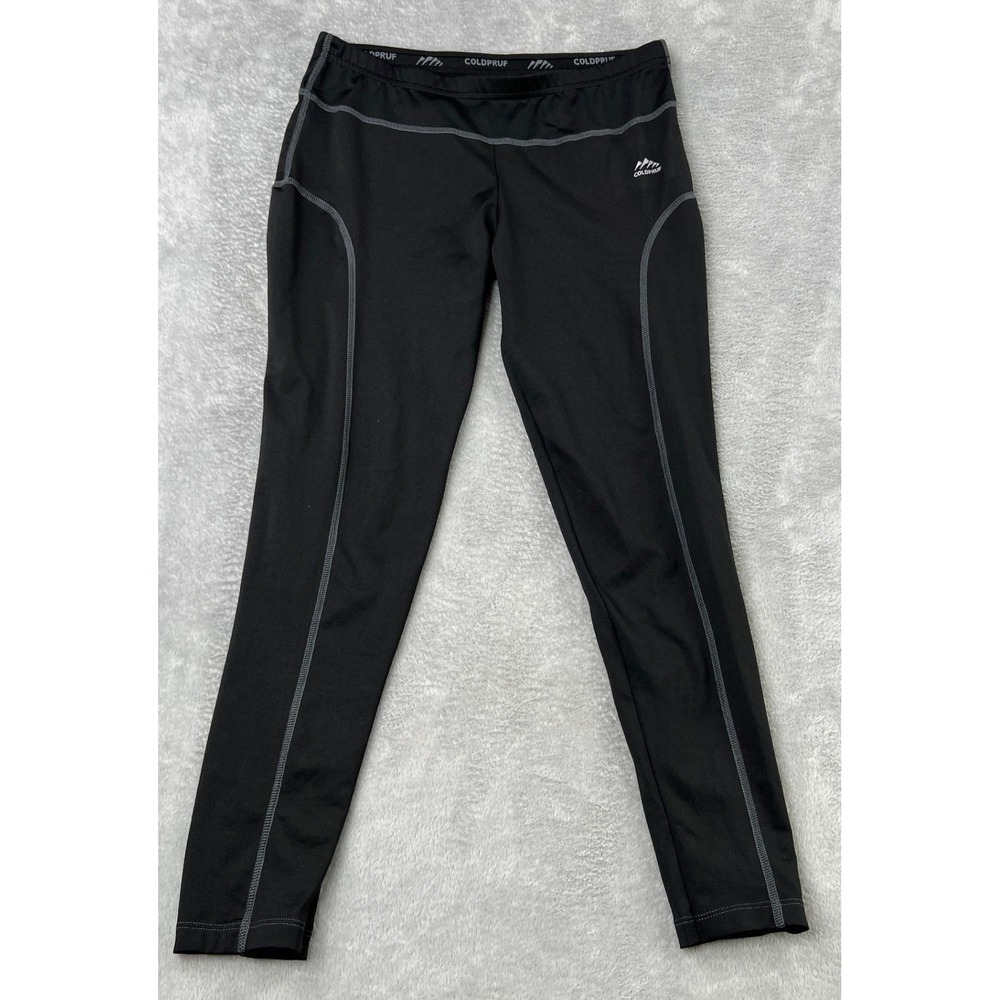 ColdPruf Extreme Weather Base Layer Leggings Size L Black Womens Thermal Ski